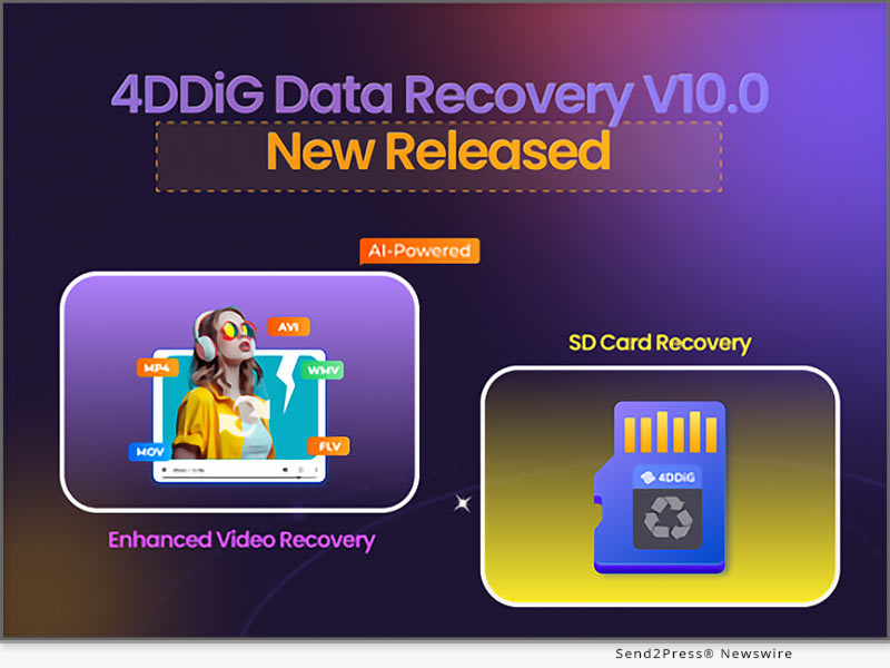 4DDiG Data Recovery V10 Released with Enhanced User Interface and