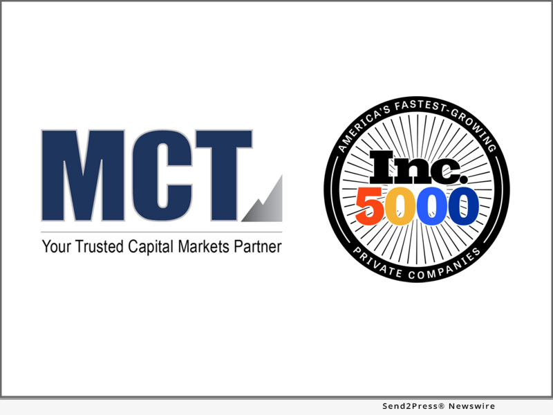INC. 5000 Ranks MCT® On Its 2022 Fastest Growing Private Companies List ...